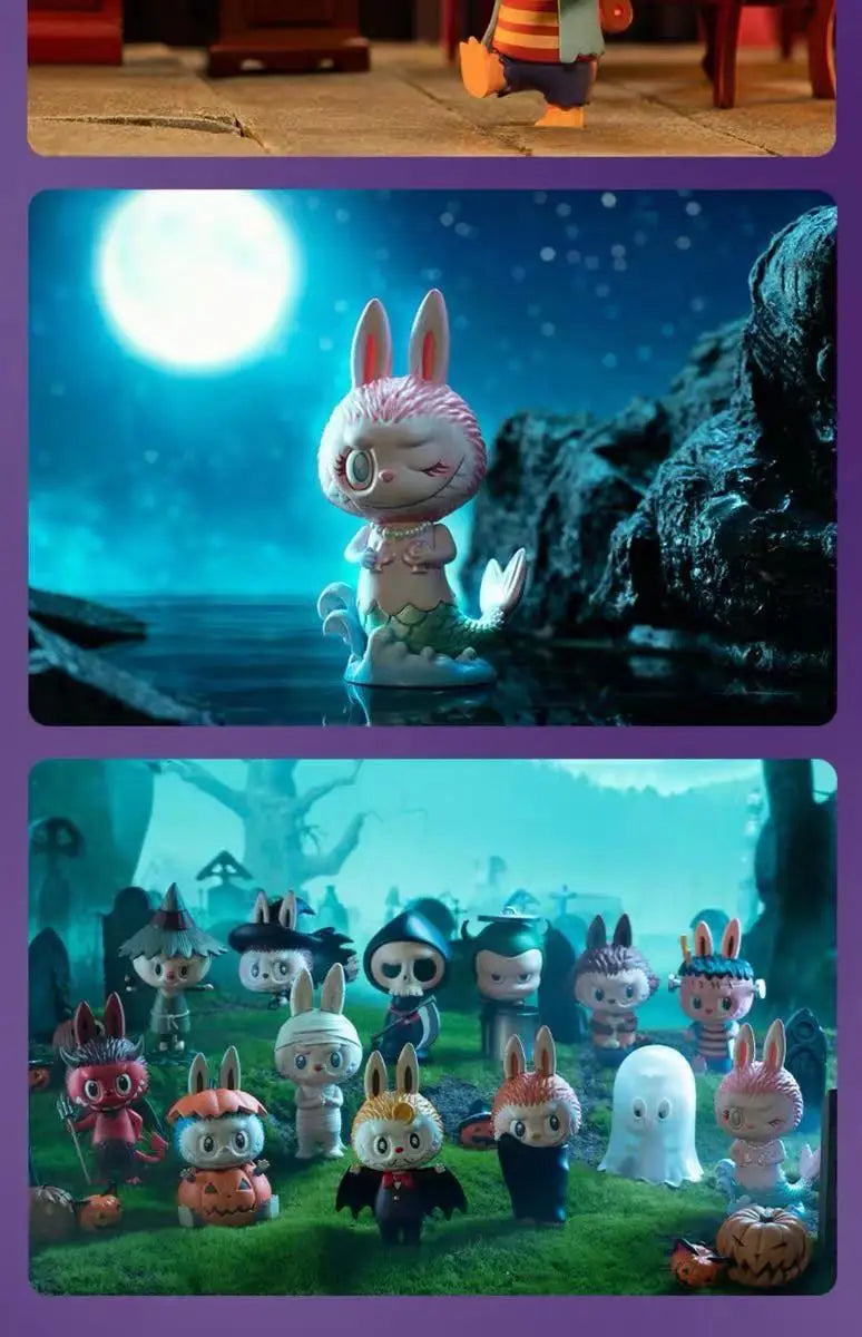 Pop Mart Labubu Halloween Figurine Monstre PVC 8 cm