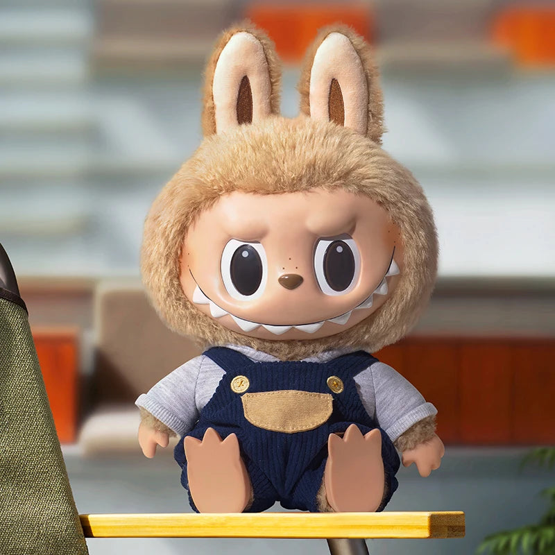 POP MART Labubu Time To Chill Poupée Vinyle Peluche Beige