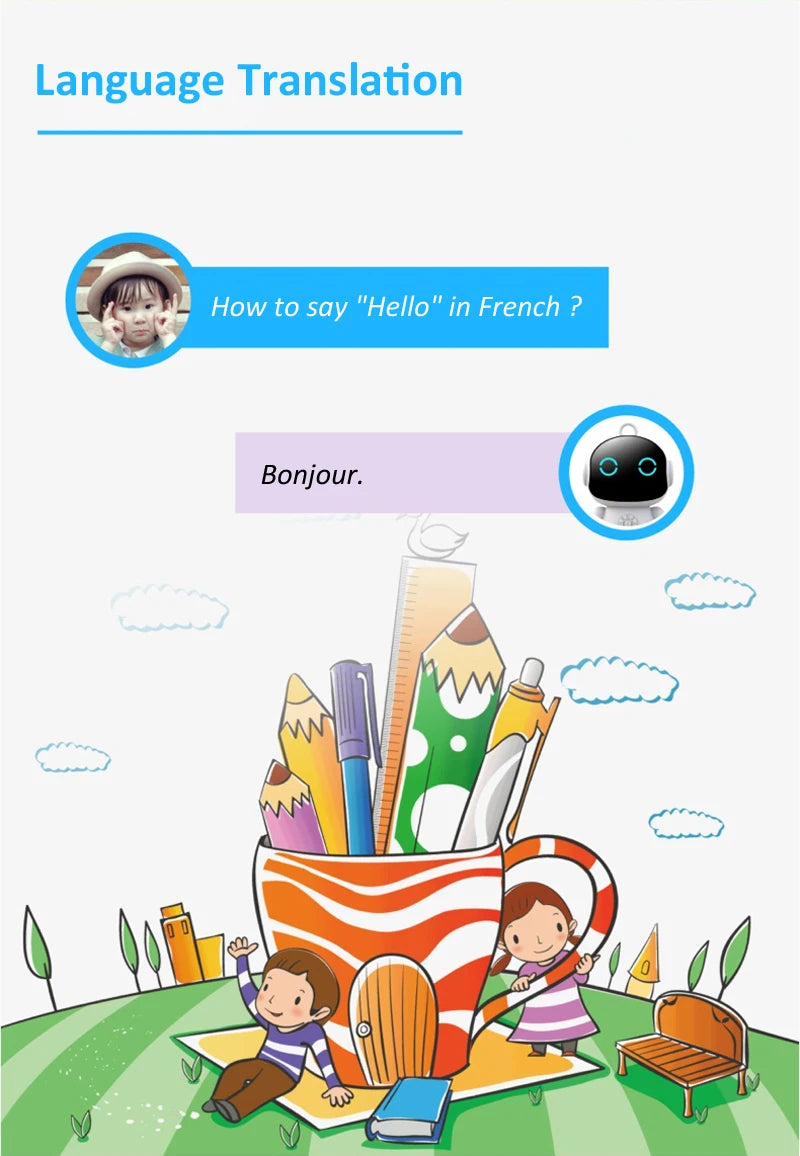 Tuya Robot Éducatif IA WiFi Reconnaissance Vocale Interactif