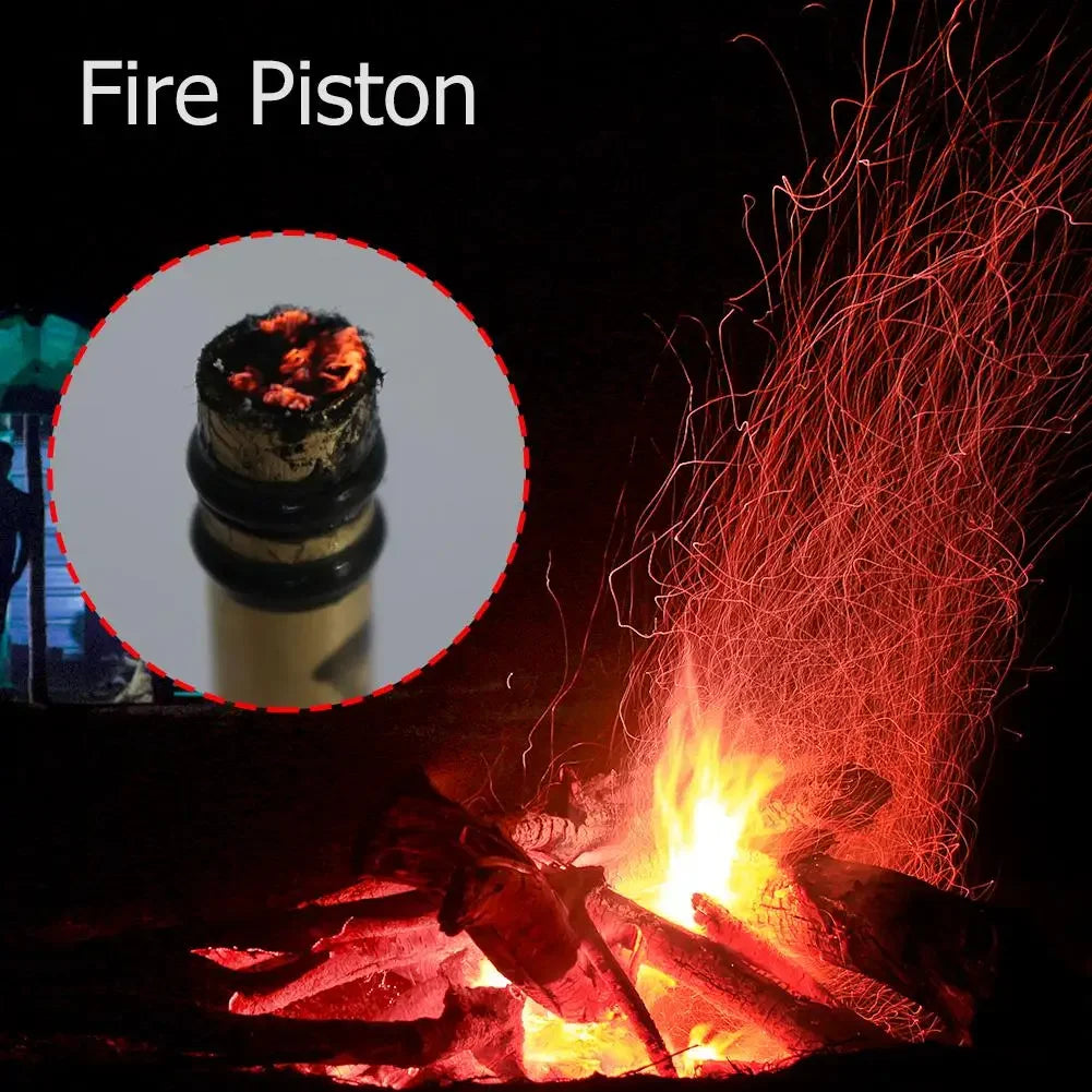 Piston À Feu En Laiton Allume Feu Par Compression Pour Outdoor Et Survie Durable Et Compact by LSDLBoutique
