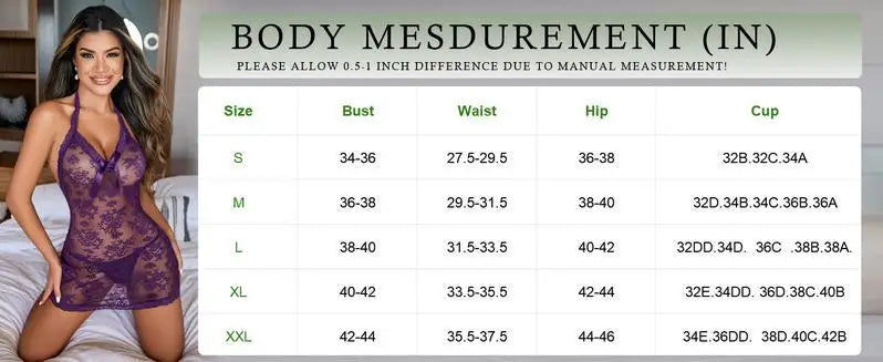 Chemise Lingerie Dentelle Noire Transparente Avec Perles Licou