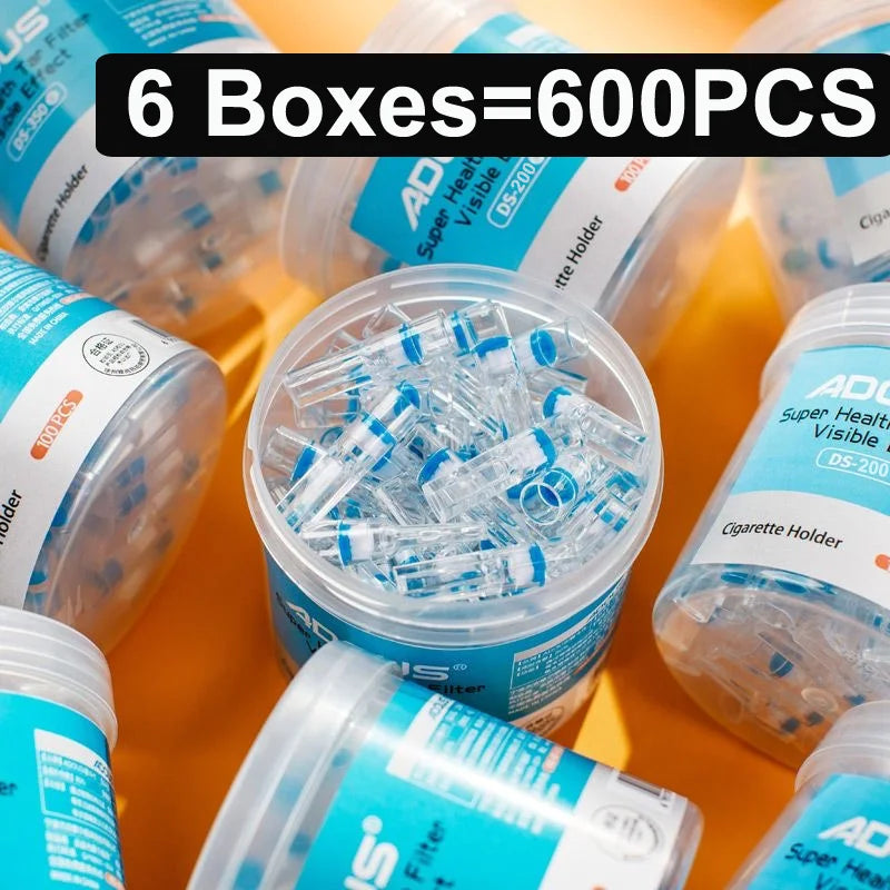 Filtres Cigarettes Jetables Adous 600 Pièces En 6 Boîtes