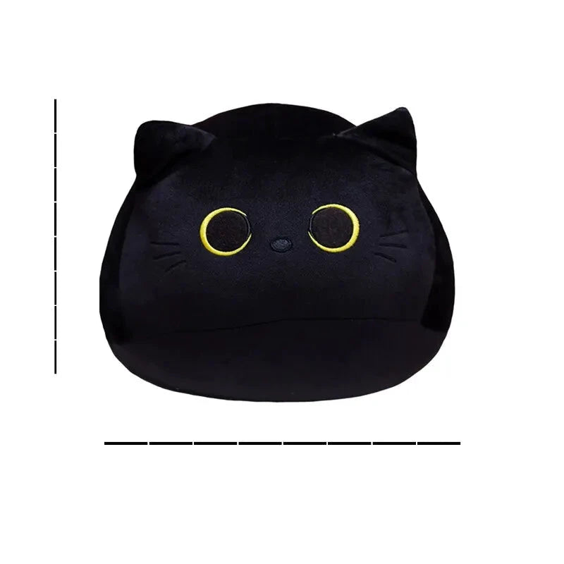 Peluche Chat Noir Kawaii 20 cm Doux Décoration Chambre