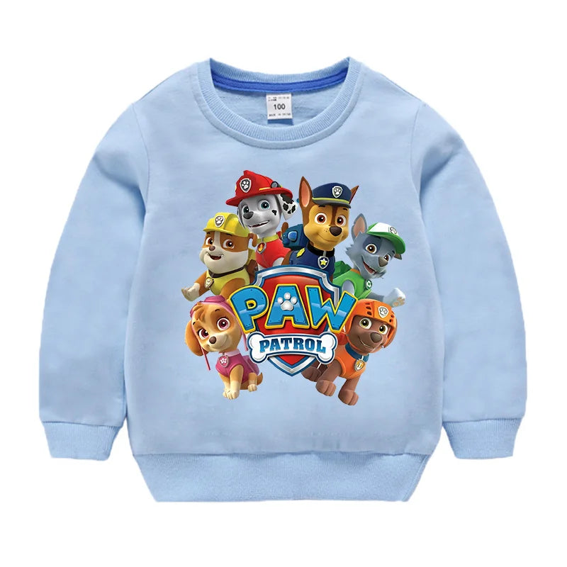 Sweat-shirt à capuche pour Sport, mignon, Paw Patrol, décontracté, dessin animé Paw Patrol, Patchwork, pull, automne, vêtements de Sport, cadeaux d'anniversaire, 2024 by LSDLBoutique.ch