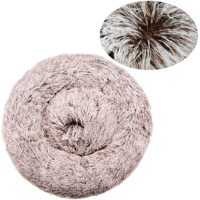 NONEN Lit Rond Pour Animaux Peluche Six Tailles 40 à 90 cm