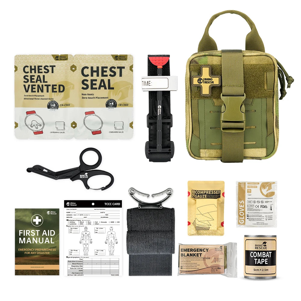 Rhino Rescue Trousse Premiers Secours EDC MOLLE Camping