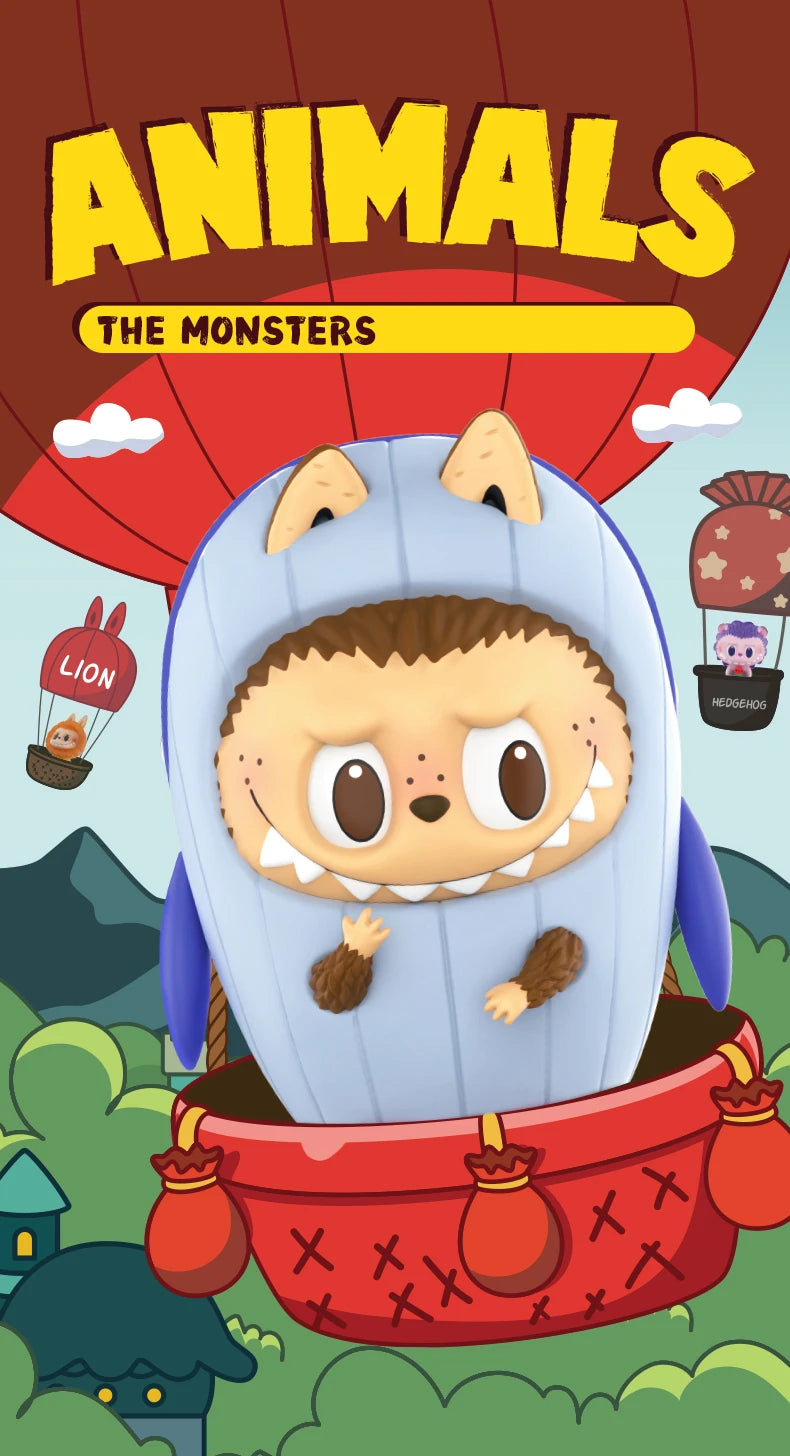 Pop Mart Labubu Brown Monster Figurine Blind Box