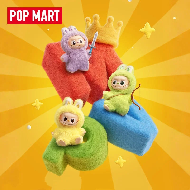 Pop Mart Monstres Broche PVC Multicolore Kawaii Collection Boîte Aveugle