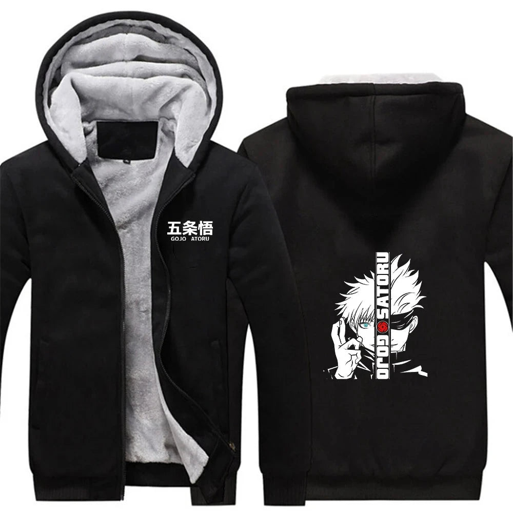 Veste À Capuche Patchwork Jujutsu Kaisen Gojo Satoru