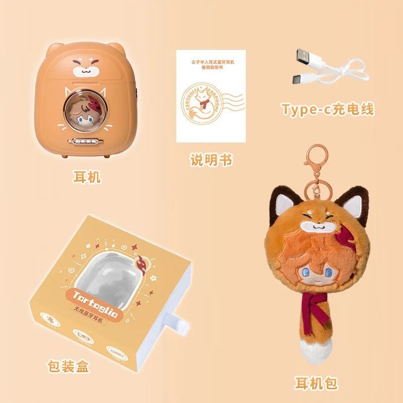 Venti Casque Bluetooth 5.4 Turquoise Genshin Impact Cosplay