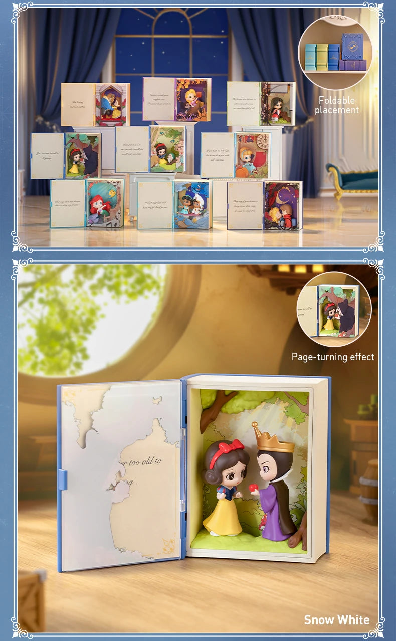 POP MART Disney Princess Fairy Tales Ensemble de Scènes Boîte Aveugle