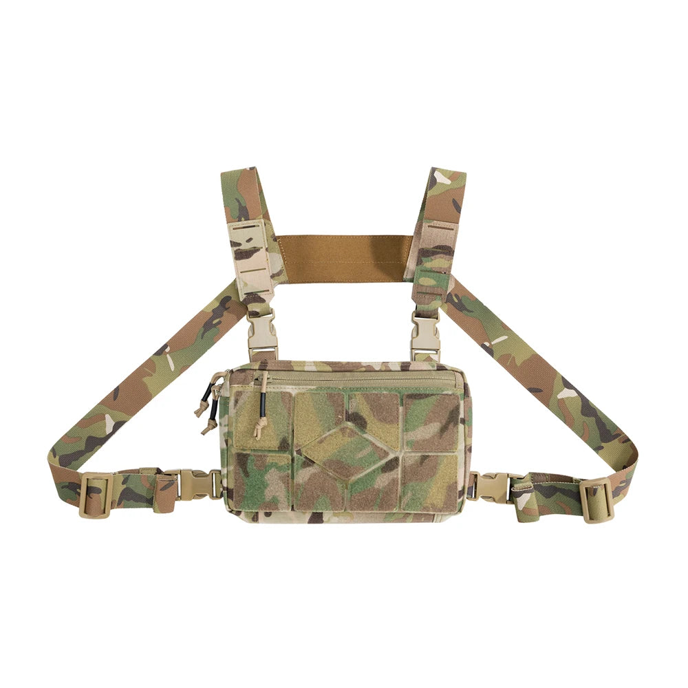 Spanker Pochette Poitrine Tactique Camouflage Nylon Cordura MOLLE