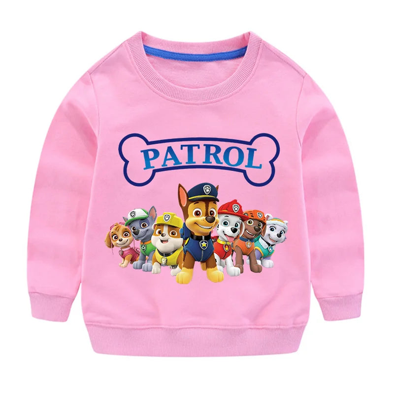 Sweat-shirt à capuche pour Sport, mignon, Paw Patrol, décontracté, dessin animé Paw Patrol, Patchwork, pull, automne, vêtements de Sport, cadeaux d'anniversaire, 2024 by LSDLBoutique.ch