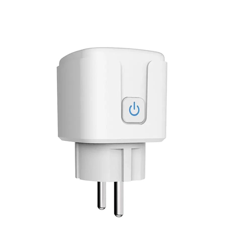 Prise intelligente Zigbee 16-20A LSDLBoutique, prise connectée blanche à deux broches européennes