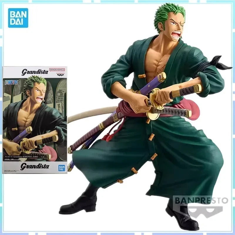 Bandai Figurine Grandista Zoro PVC Vert 22 Cm One Piece
