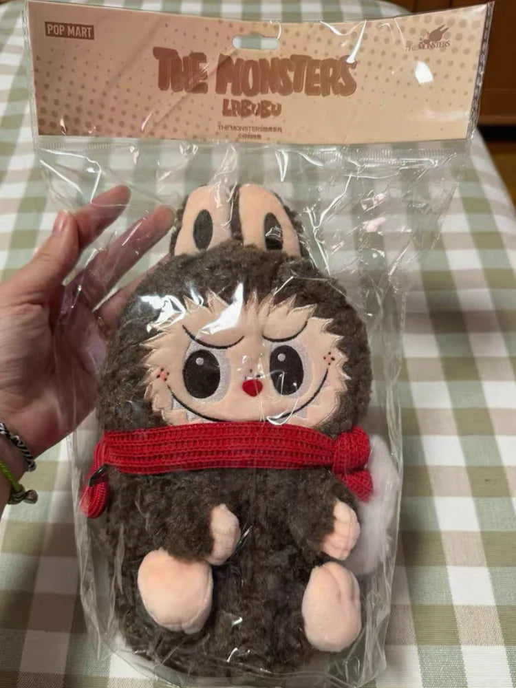 Pop Mart Labubu The Monsters Peluche Marron Sac Bandoulière