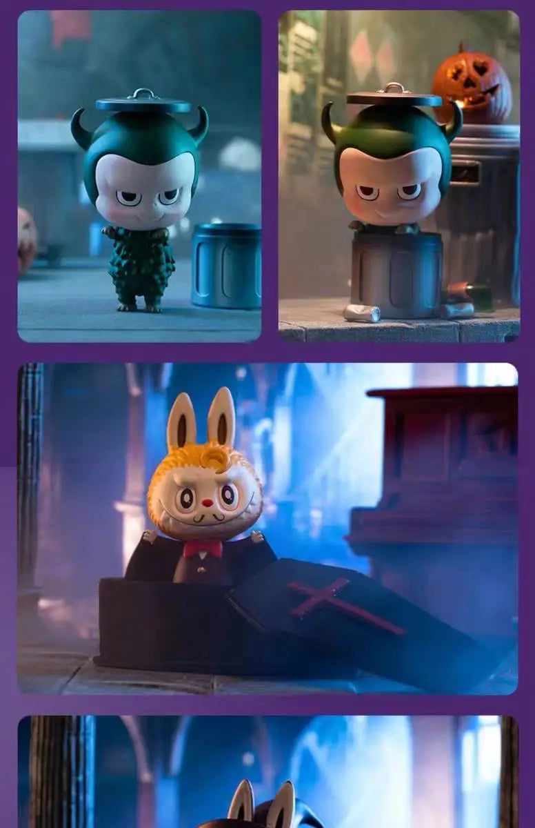 Pop Mart Labubu Halloween Figurine Monstre PVC 8 cm