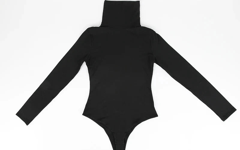 Les Secrets de Léa – Bodysuit thermique col roulé en viscose et spandex – Whitney