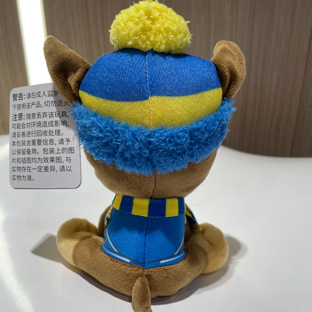 Original PAW Patrol Holiday Style Skye Chase Everest en écharpe et chapeau Jouet en peluche sous licence officielle pour les âges de 1 et plus de 6 pouces 15,2 cm by LSDLBoutique.ch