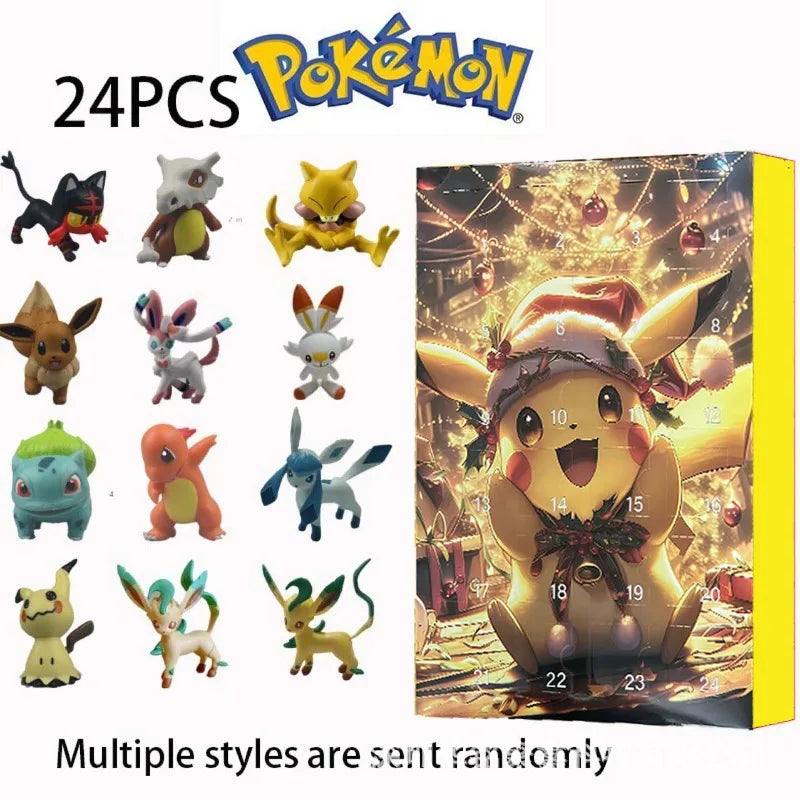 Bandai Calendrier De L Avent Pokémon 24 Figurines Pikachu Et Amis Pret A Jouer Exposer by LSDLBoutique.ch