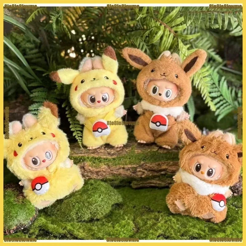 Labubu Poupée Mode 1 Sur 3 Peluche Vêtements Dessin Animé