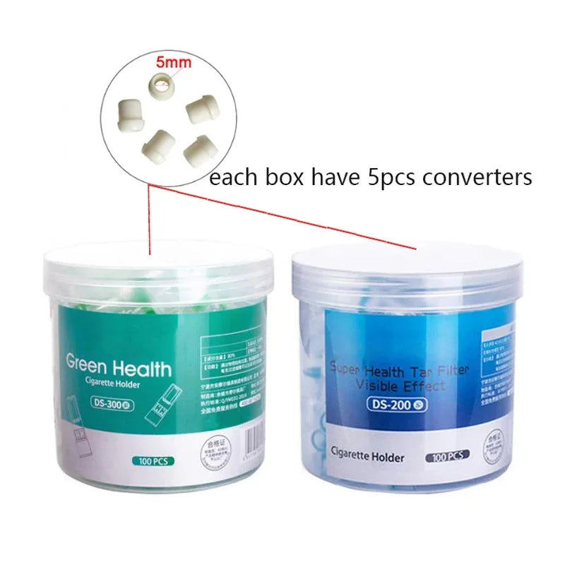 Adous Disposable Cigarette Filters, 600 Pieces in 6 Boxes