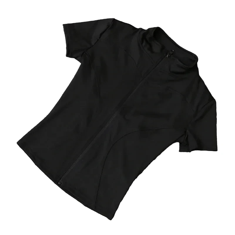 Haut Entraînement Zip Col Montant Séchage Rapide