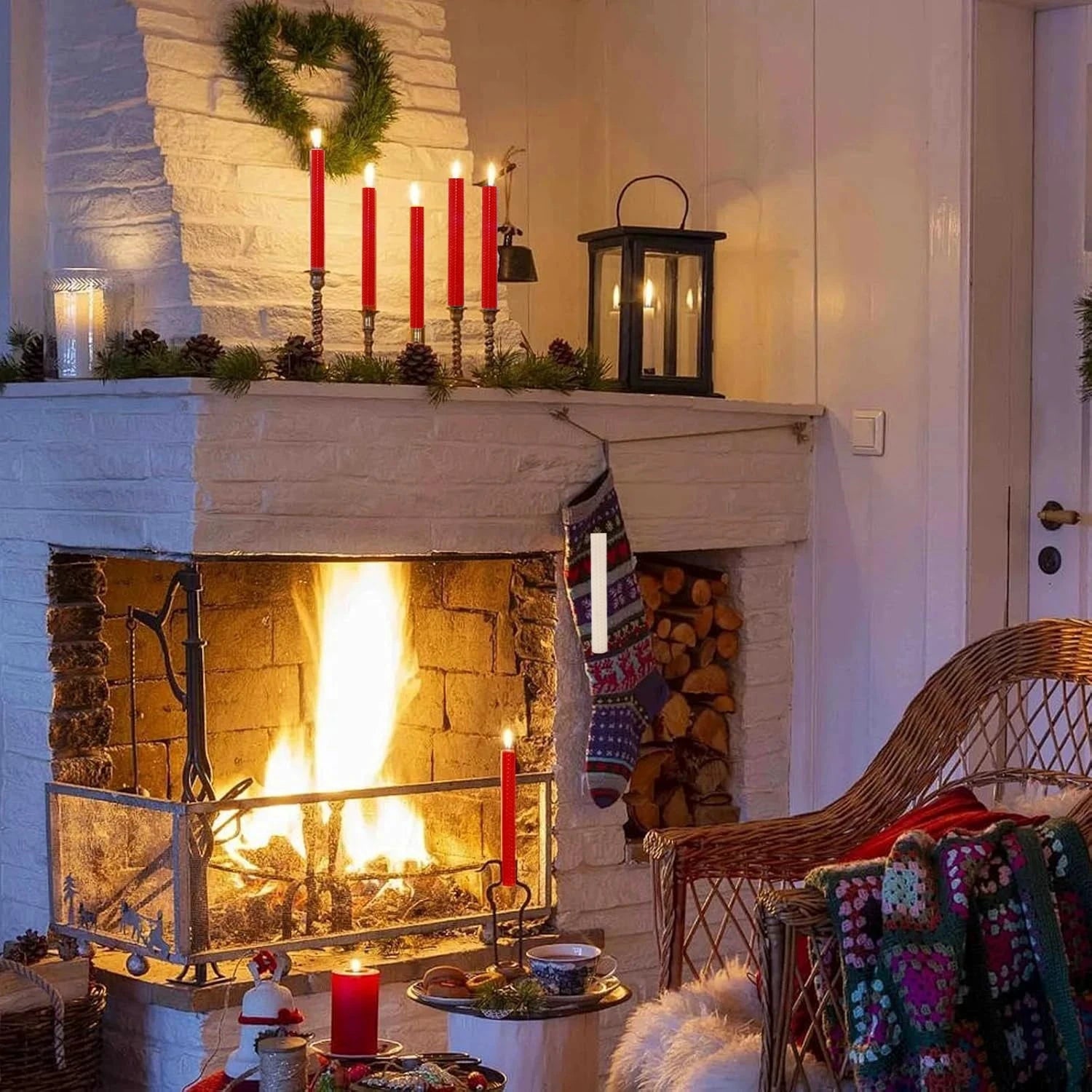 Bougies Coniques Cire d’Abeille Nid d’Abeille Beige Fait Main