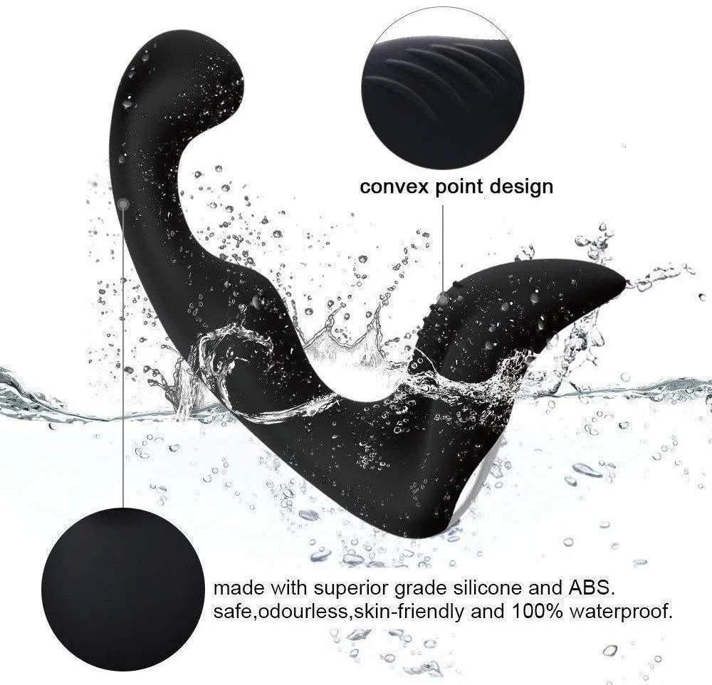 Vibromasseur Anal Télécommandé 9 Modes De Vibration Pour Prostate Et Zones Érogènes Ergonomique Pour Homme Et Femme by LSDLBoutique