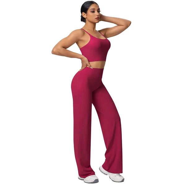 Ensemble Sport Femme – Dos Nu et Pantalon Taille Haute - LSDLBoutique