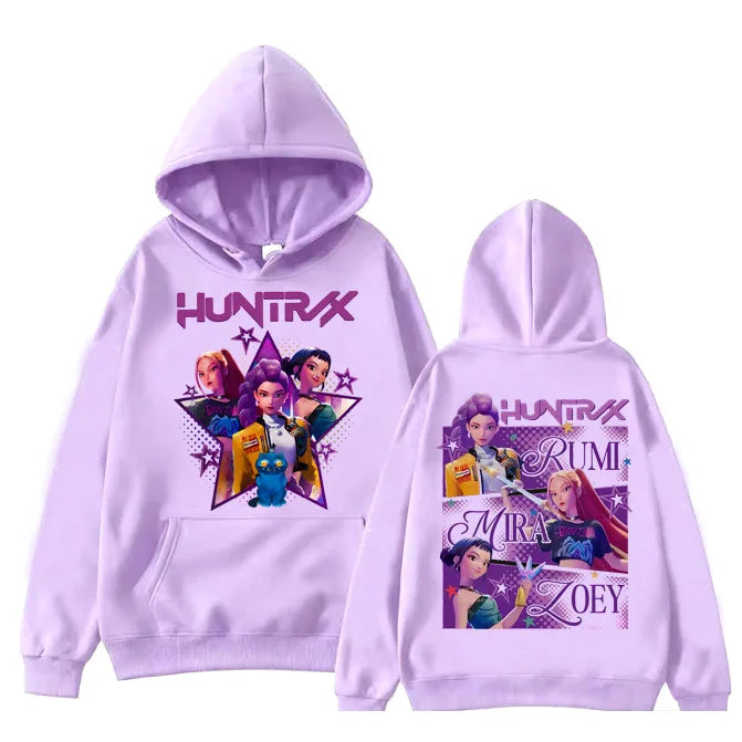 Huntrix Sweat Harajuku Mira Rumi Zoey Édition Limitée