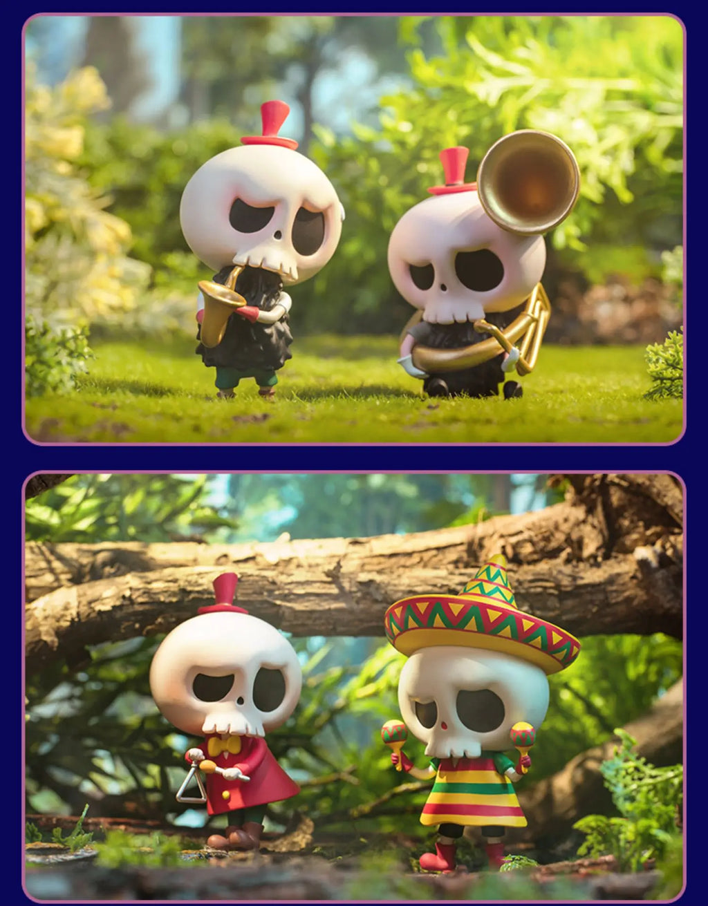 Pop Mart Labubu Forêt Concert Figurine PVC Collection