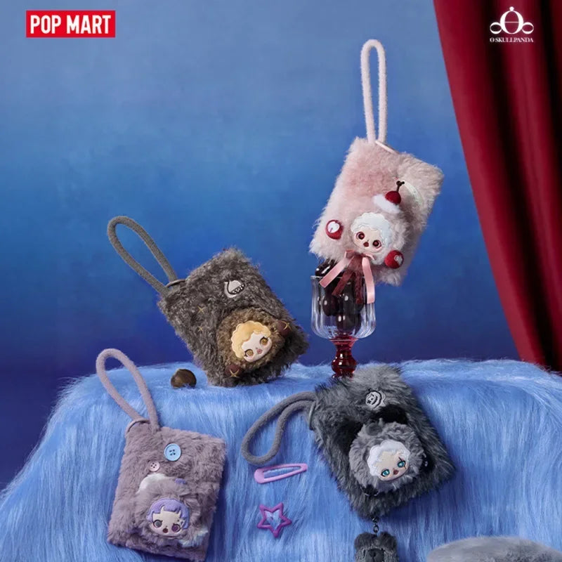 POP MART SkullPanda Mini Bag Blind Box Plush Brown