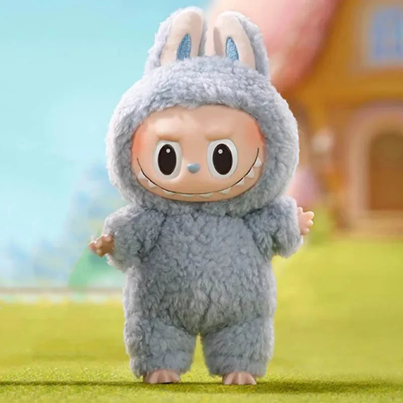 POP MART The Monsters Labubu Macaron Brown Vinyl Figure