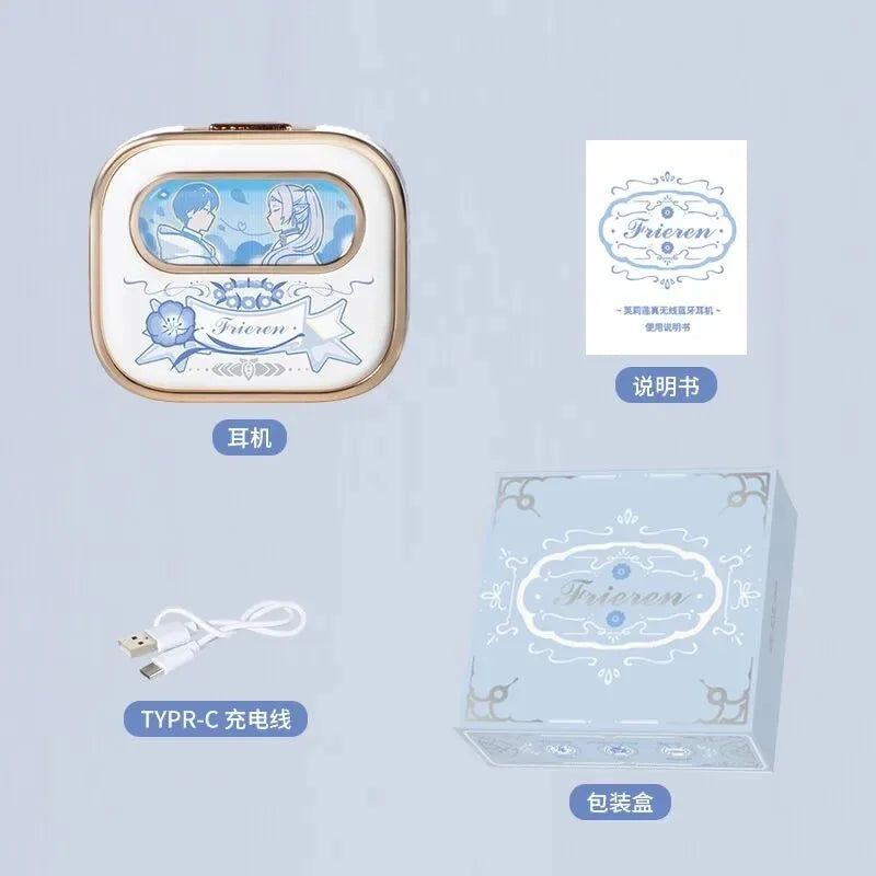 Venti Casque Bluetooth 5.4 Turquoise Genshin Impact Cosplay