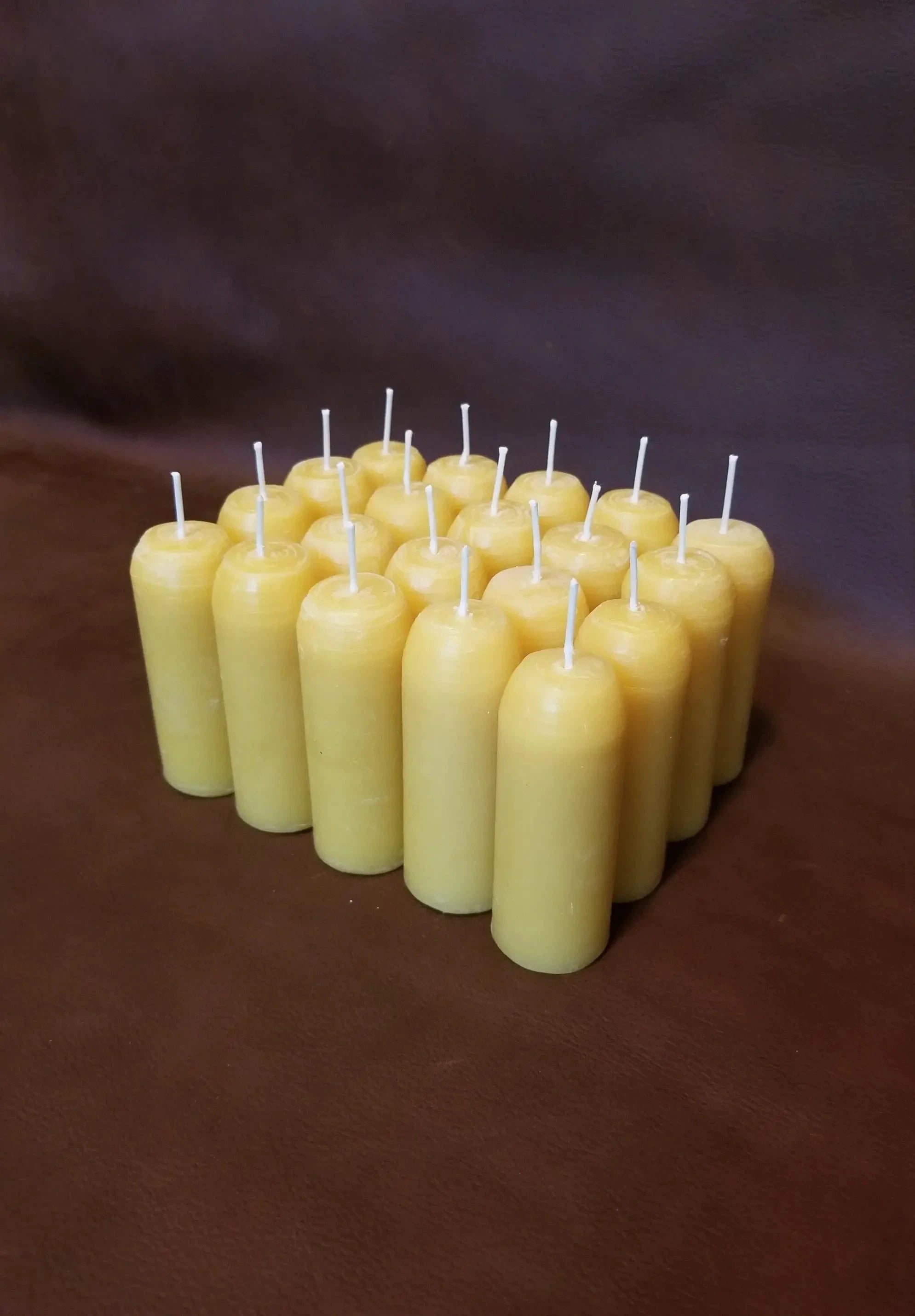 KAPPHERIS Bougie En Cire Abeille Fait Main Non Parfumée