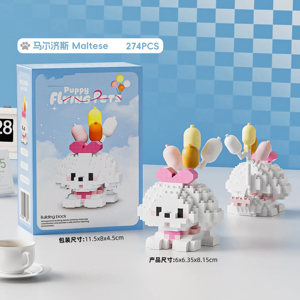 Mini Blocs De Construction Animal Chiens Chats Kit A Assembler Jouets Educatifs Pour Enfants 10 12 Ans Cadeau by LSDLBoutique.ch