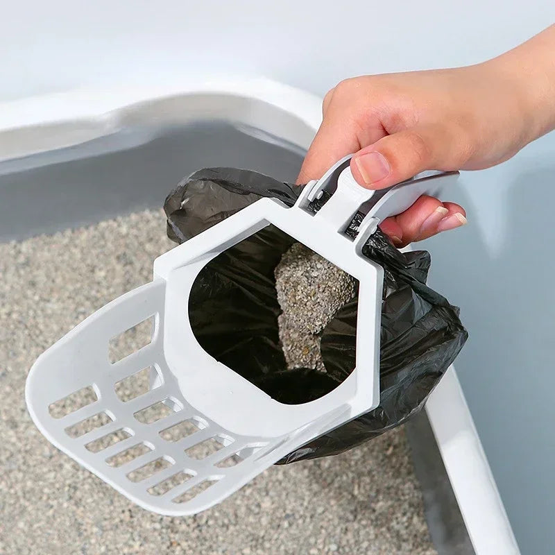 Pelle À Litière Pour Chat 2 En 1 Avec Réservoir Intégré Hygiénique Et Pratique Pour Collecte Nettoyage Facile by LSDLBoutique