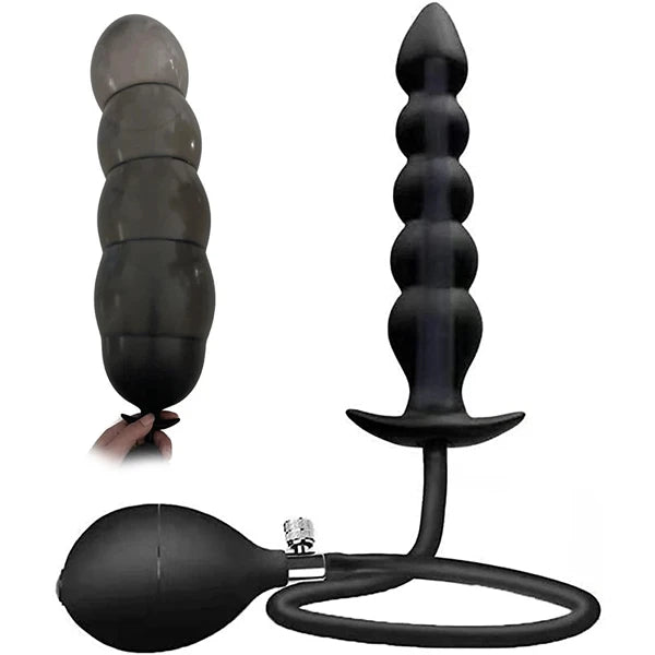 Plug Anal Gonflable En Silicone Médical Dilatateur Anal Prostate Et Point G Pour BDSM Sextoy Adulte by LSDLBoutique