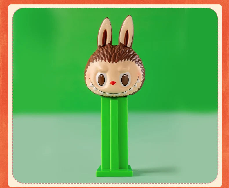 Pop Mart Labubu Figurine Monstres Bonbons PVC Rose Bleu