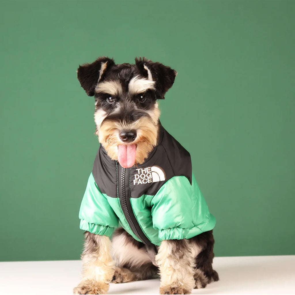 The Dog Face Veste Pour Chien Coupe Vent Polyester Vert