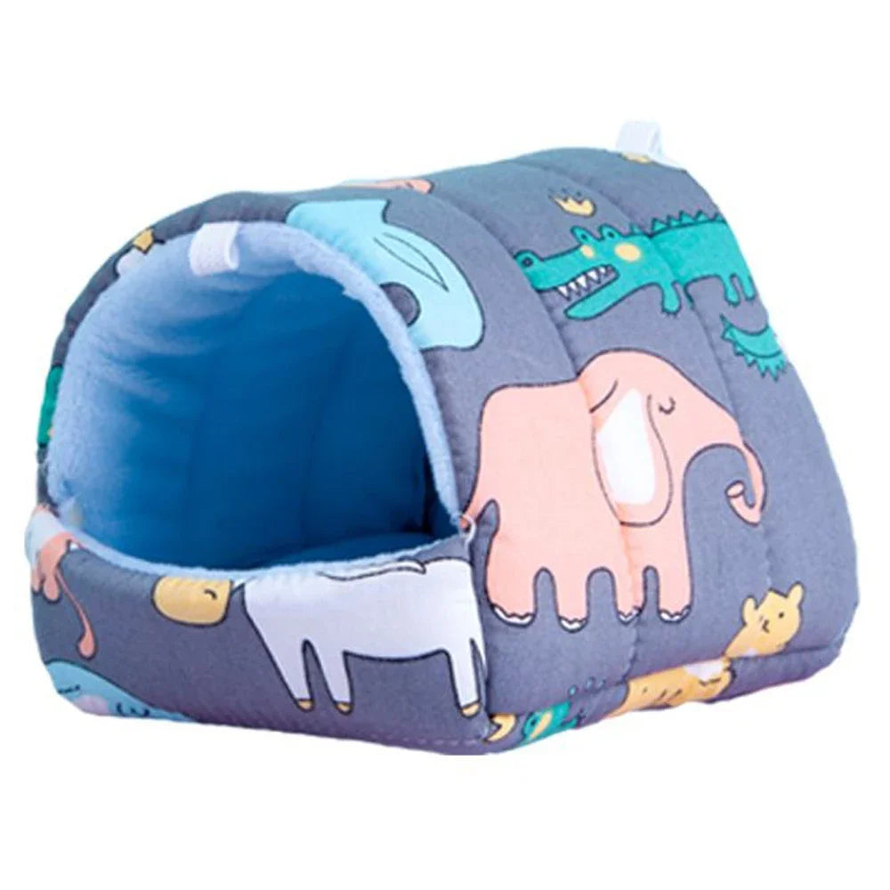 Lit De Couchage Dessin Animé Mignon Pour Lapin Souris Hamster Animal De Compagnie Maison Hivernale Chaude En Flanelle by LSDLBoutique.ch