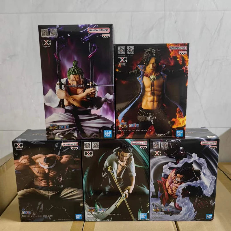 Bandai Banpresto Figurines One Piece DXF Special Luffy Zoro Mihawk