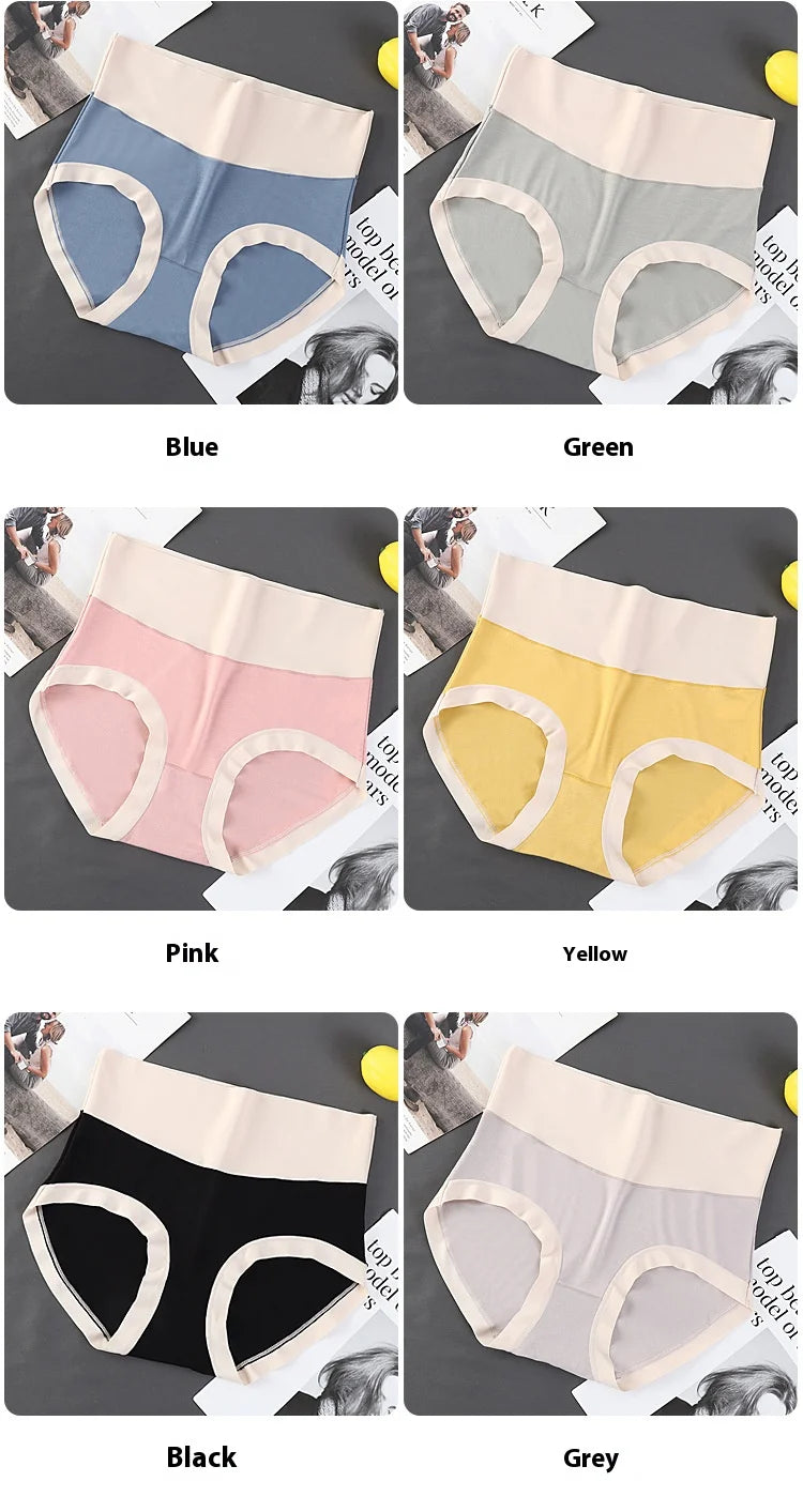 Culotte Femme Modal Taille Haute Patchwork Confort