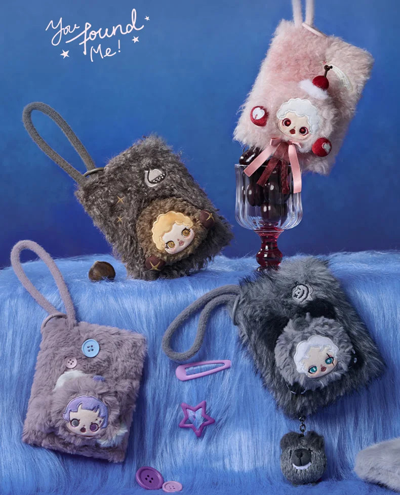 POP MART SkullPanda Mini Bag Blind Box Plush Brown