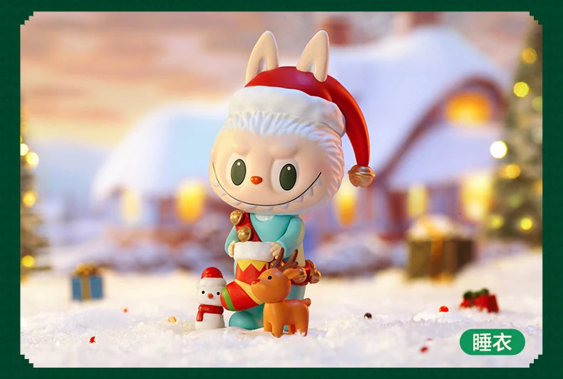 Pop Mart Labubu Let’s Christmas Figurine Mystère en PVC 8 cm Kawaii Collection Noel by LSDLBoutique.ch