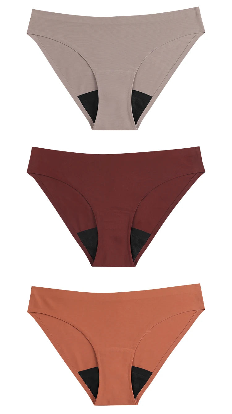 YMQJ Culotte Menstruelle Léopard Respirante Étanche 4 Couches