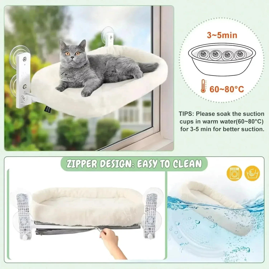 Hamac d Hiver Pour Chat Ventouse Fenêtre Suspendue