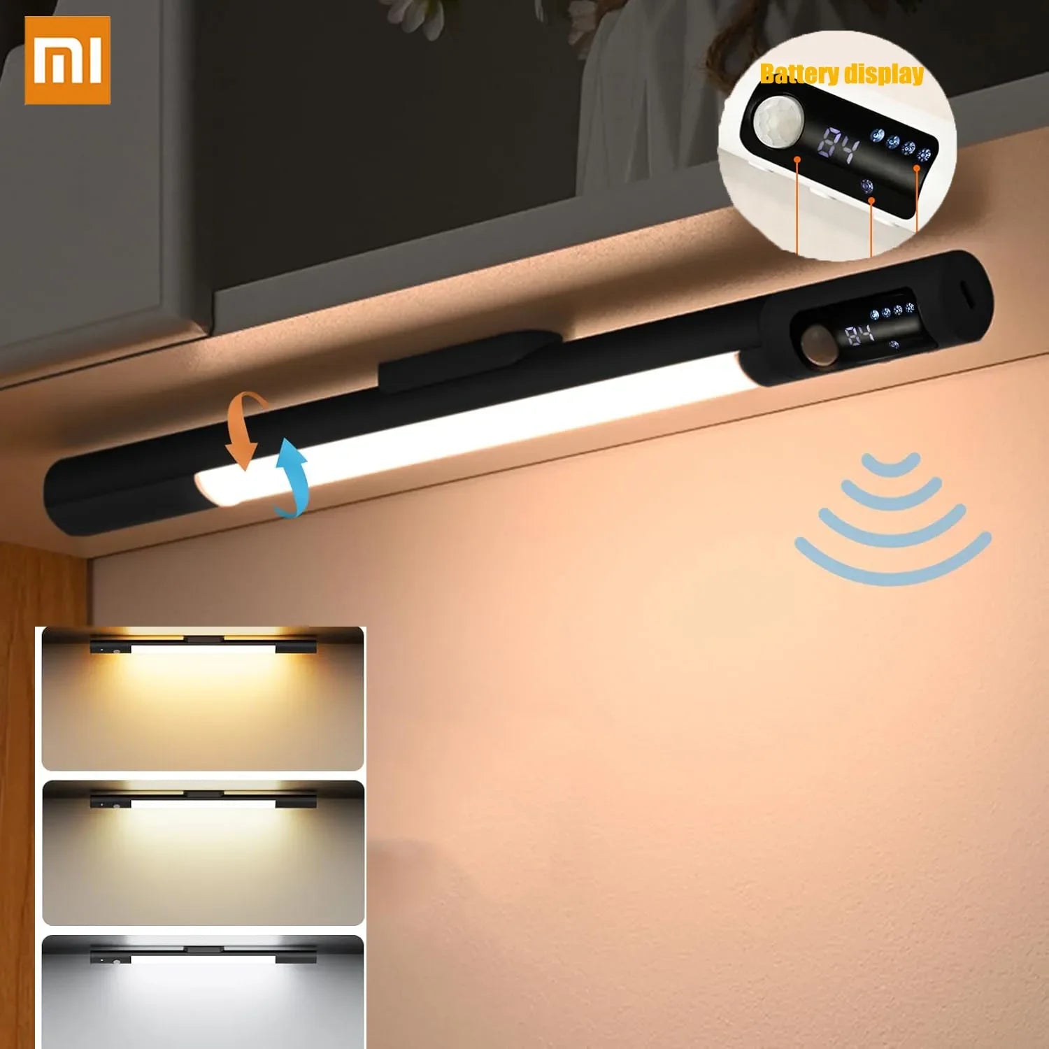 Xiaomi Veilleuse LED Sans Fil Capteur Mouvement 2000mAh