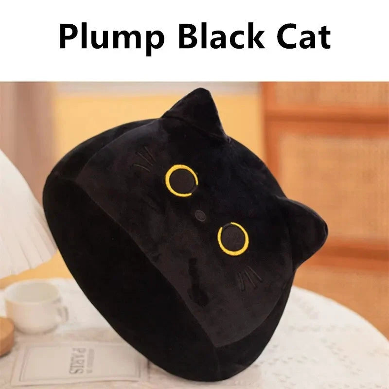 Peluche Chat Noir Kawaii 20 cm Doux Décoration Chambre